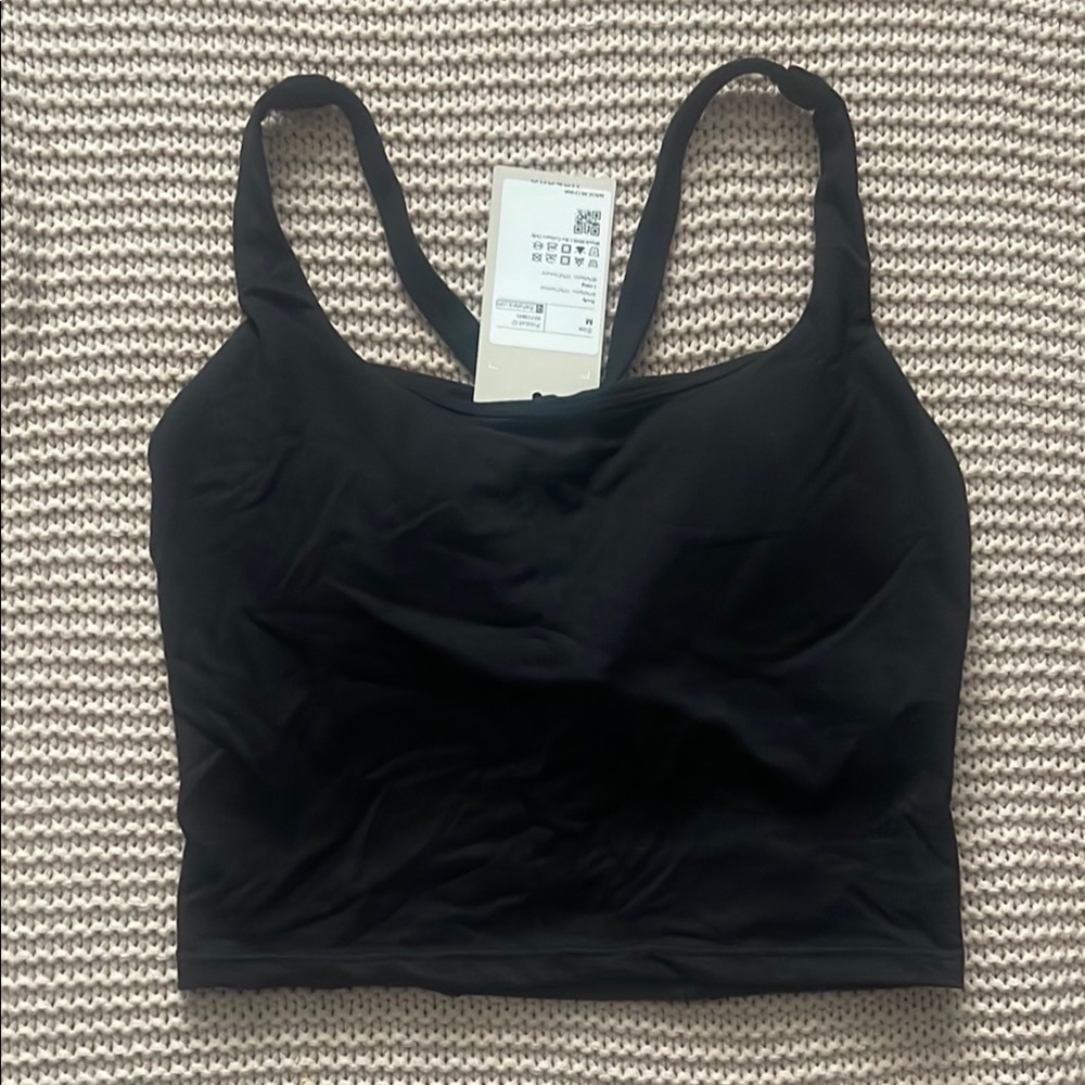 HALARA Black Sports Bra with Straps